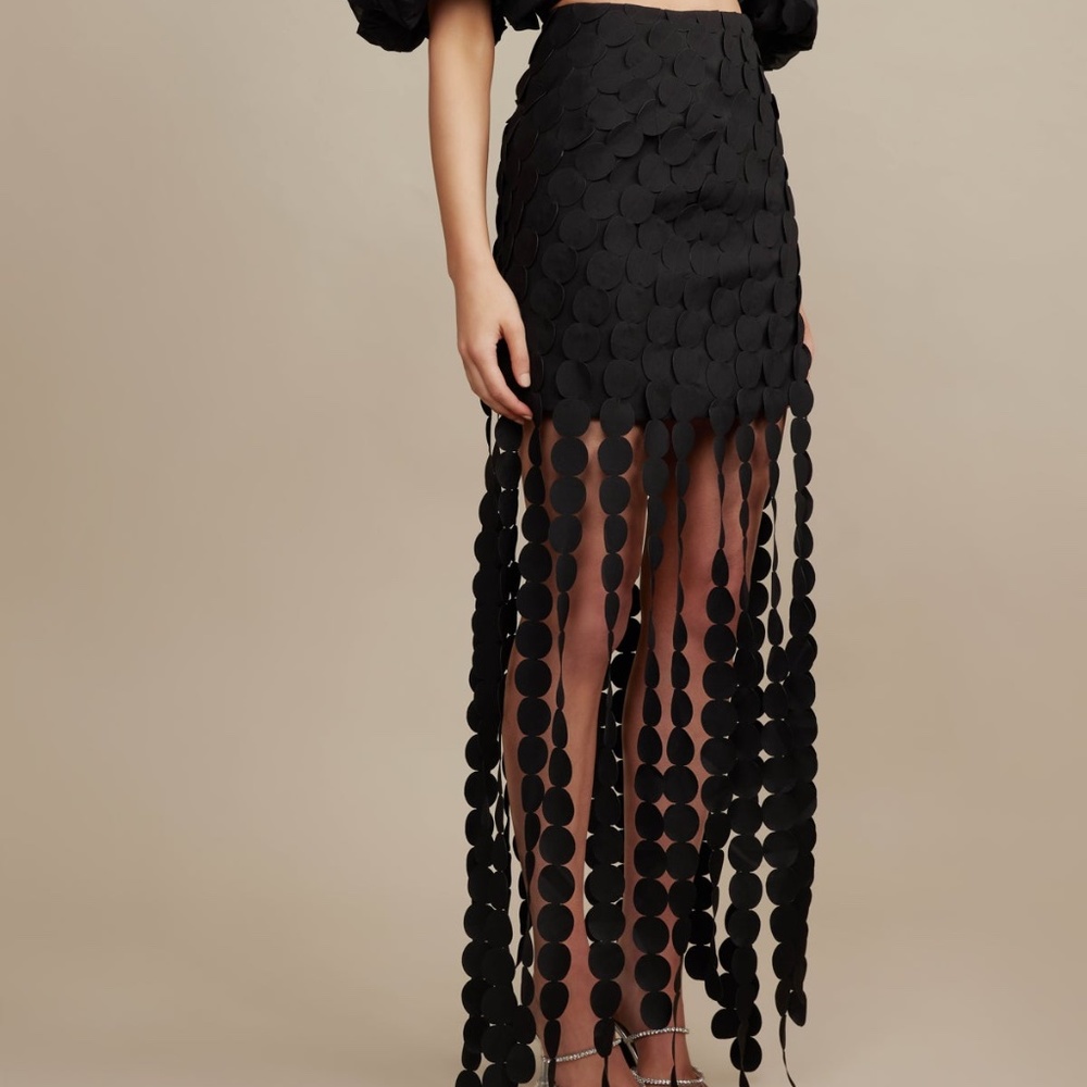 Acler Black Miranda Skirt
